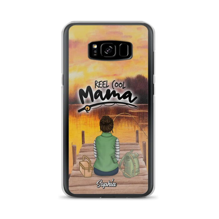 Custom Personalized Fishing Mom Phone Case - Mother's Day Gift Idea For Fishing Lovers - Reel Cool Mama - Case for iPhone/Samsung