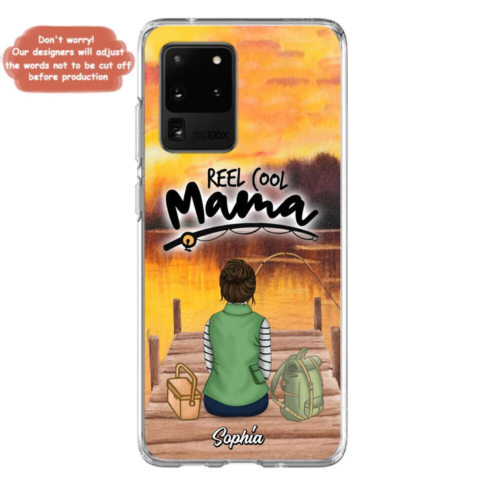 Custom Personalized Fishing Mom Phone Case - Mother's Day Gift Idea For Fishing Lovers - Reel Cool Mama - Case for iPhone/Samsung