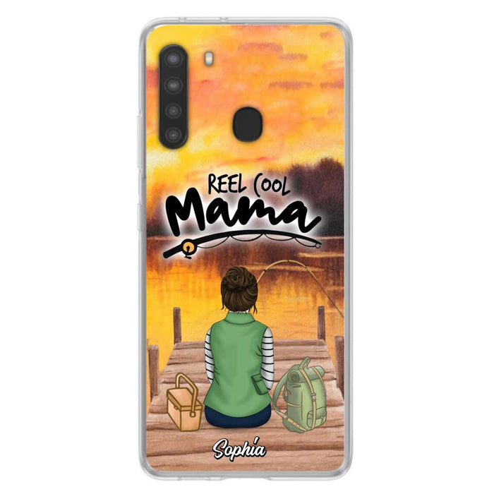 Custom Personalized Fishing Mom Phone Case - Mother's Day Gift Idea For Fishing Lovers - Reel Cool Mama - Case for iPhone/Samsung