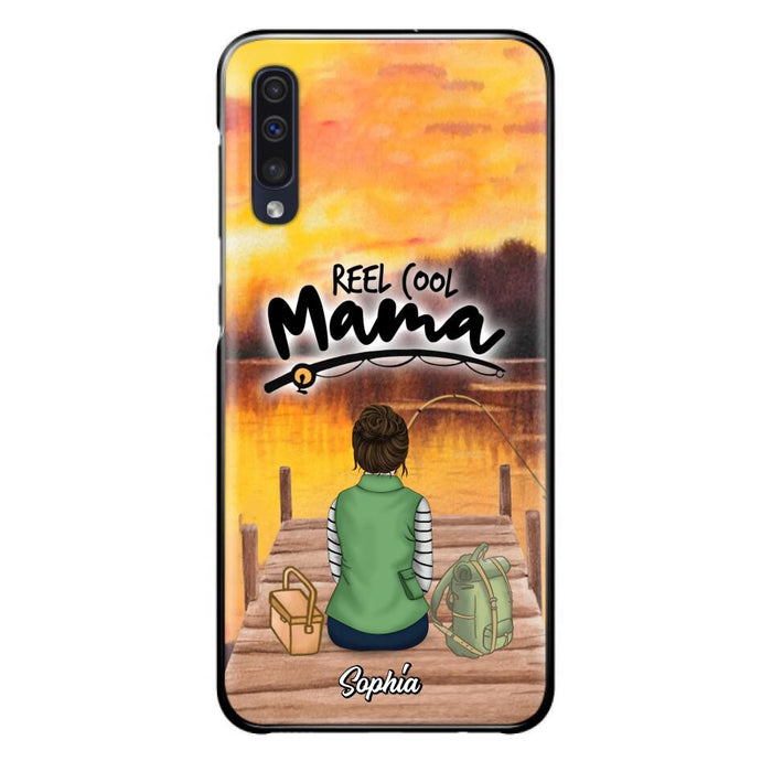 Custom Personalized Fishing Mom Phone Case - Mother's Day Gift Idea For Fishing Lovers - Reel Cool Mama - Case for iPhone/Samsung