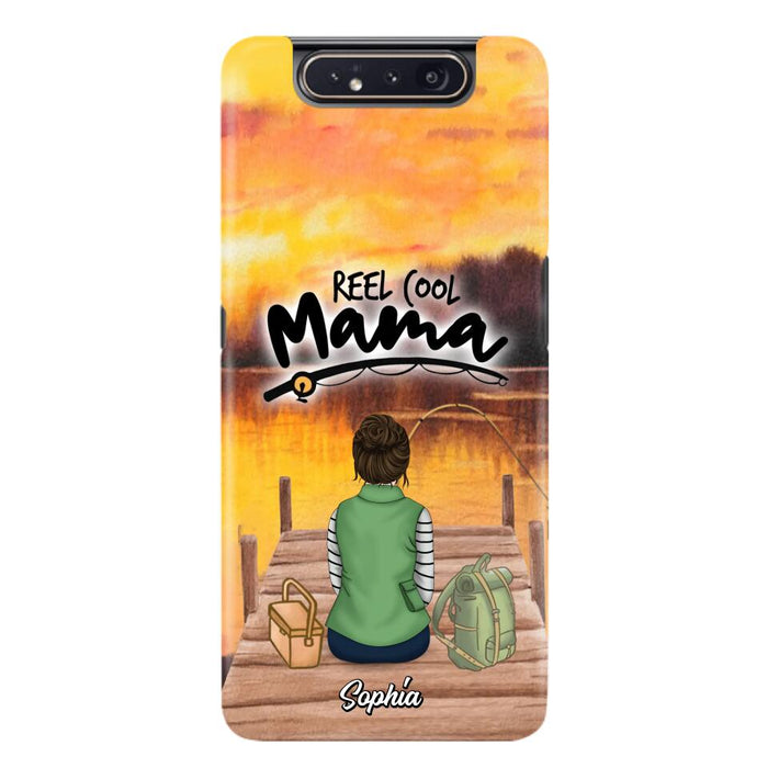 Custom Personalized Fishing Mom Phone Case - Mother's Day Gift Idea For Fishing Lovers - Reel Cool Mama - Case for iPhone/Samsung
