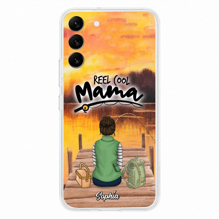 Custom Personalized Fishing Mom Phone Case - Mother's Day Gift Idea For Fishing Lovers - Reel Cool Mama - Case for iPhone/Samsung