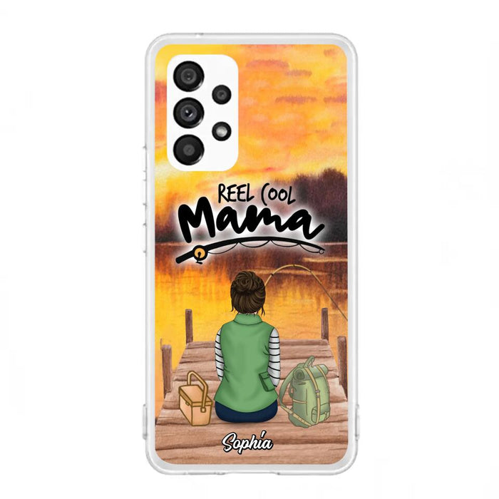 Custom Personalized Fishing Mom Phone Case - Mother's Day Gift Idea For Fishing Lovers - Reel Cool Mama - Case for iPhone/Samsung