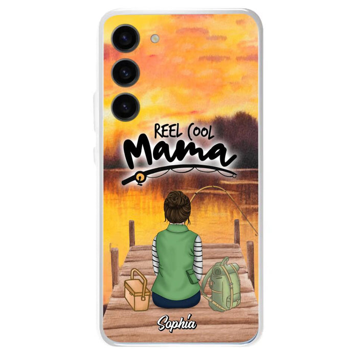 Custom Personalized Fishing Mom Phone Case - Mother's Day Gift Idea For Fishing Lovers - Reel Cool Mama - Case for iPhone/Samsung