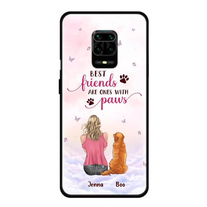 Custom Personalized Dog Mom Phone Case - Upto 5 Dogs - Mother's Day Gift Idea For Dog Lovers - Best Friends Are Ones With Paws - Case for Xiaomi/Oppo/Huawei