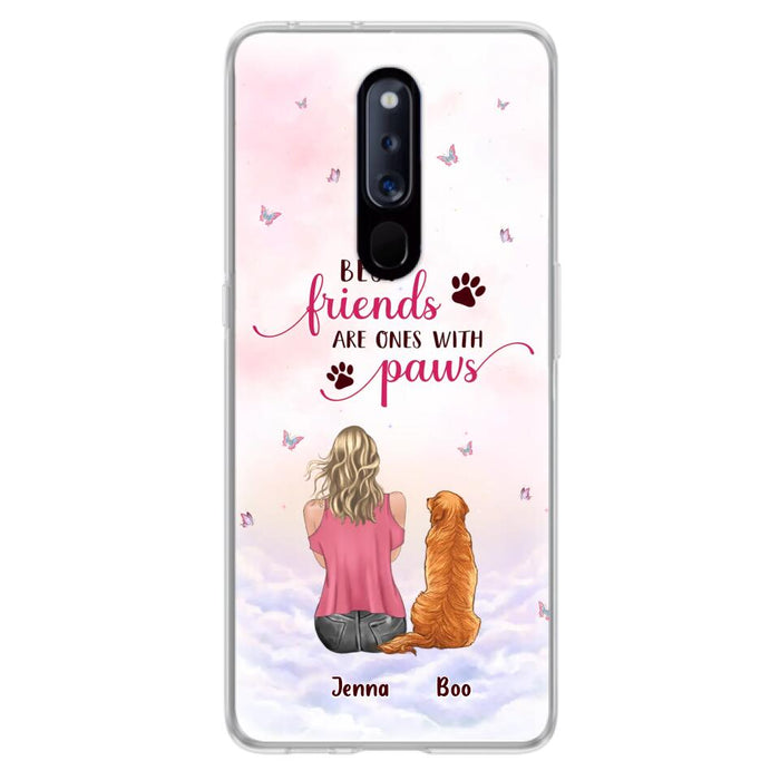 Custom Personalized Dog Mom Phone Case - Upto 5 Dogs - Mother's Day Gift Idea For Dog Lovers - Best Friends Are Ones With Paws - Case for Xiaomi/Oppo/Huawei