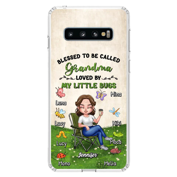 Custom Personalized Grandma Phone Case - Upto 8 Bugs - Gift Idea For Mother's Day/Garden Lovers - Blessed To Be Called Grandma Loved By My Little Bugs - Case For iPhone & Samsung