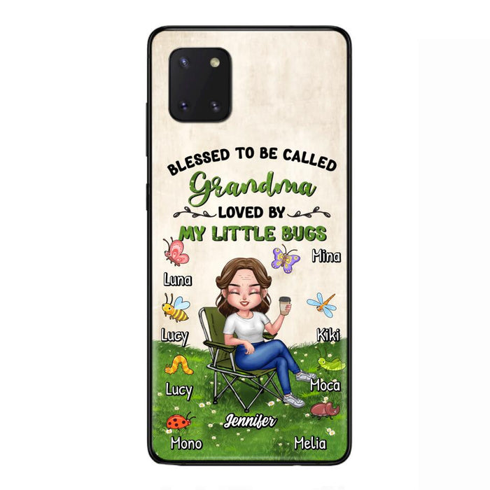 Custom Personalized Grandma Phone Case - Upto 8 Bugs - Gift Idea For Mother's Day/Garden Lovers - Blessed To Be Called Grandma Loved By My Little Bugs - Case For iPhone & Samsung