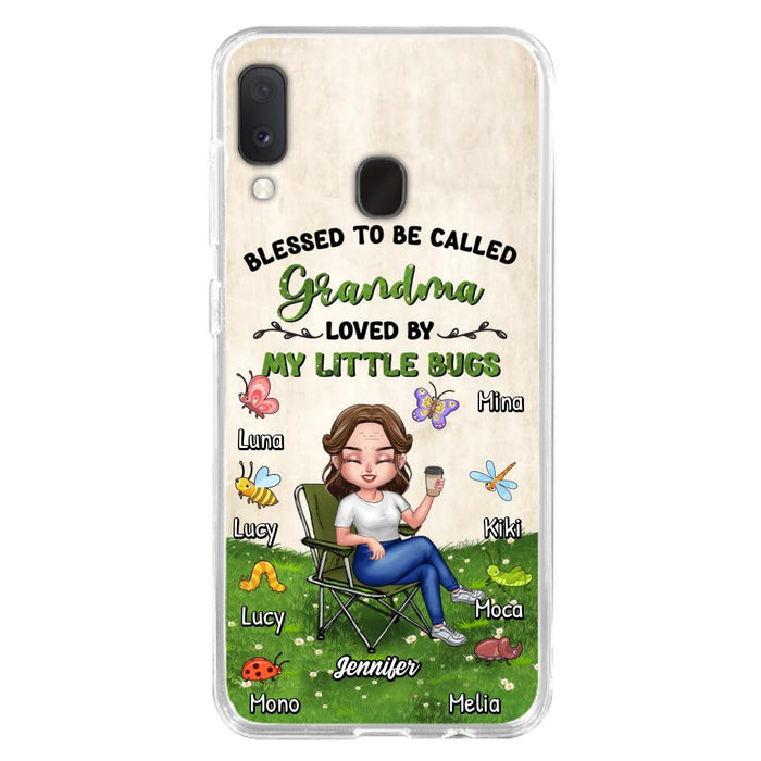 Custom Personalized Grandma Phone Case - Upto 8 Bugs - Gift Idea For Mother's Day/Garden Lovers - Blessed To Be Called Grandma Loved By My Little Bugs - Case For iPhone & Samsung