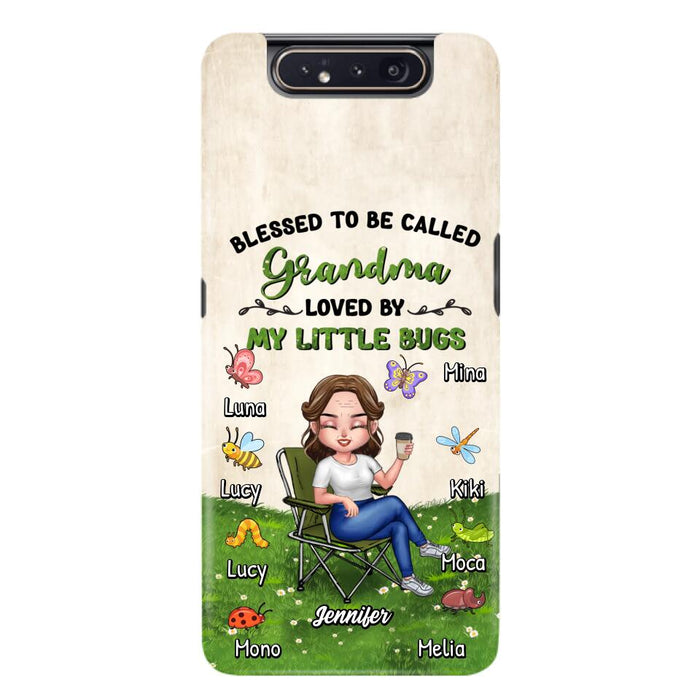 Custom Personalized Grandma Phone Case - Upto 8 Bugs - Gift Idea For Mother's Day/Garden Lovers - Blessed To Be Called Grandma Loved By My Little Bugs - Case For iPhone & Samsung