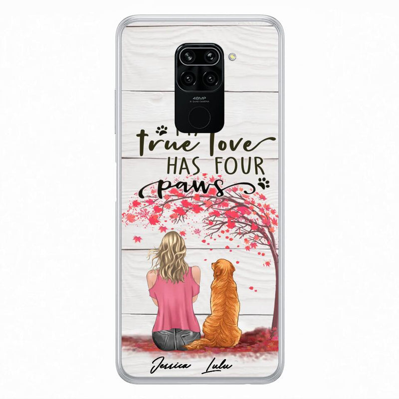 Personalized Dog Mom Phone Case - Up to 5 Dogs - Gift Idea For Mother's Day/Dog Lovers - My True Love Has Four Paws - Case For Xiaomi/ Oppo/ Huawei