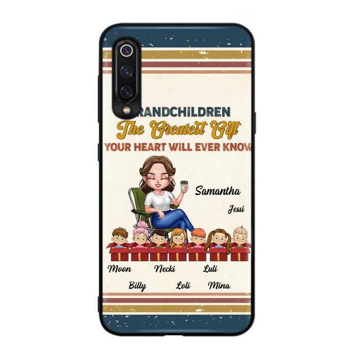 Custom Personalized Grandma Phone Case - Gift Idea For Grandma/Mother's Day - Up To 7 Kids - Grandchildren The Greatest Gift Your Heart Will Ever Know - Case For Xiaomi/Oppo/Huawei