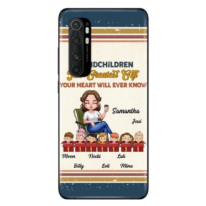 Custom Personalized Grandma Phone Case - Gift Idea For Grandma/Mother's Day - Up To 7 Kids - Grandchildren The Greatest Gift Your Heart Will Ever Know - Case For Xiaomi/Oppo/Huawei