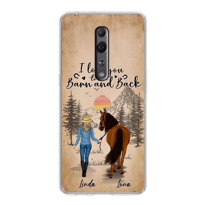 Custom Personalized Horse Girl Phone Case - Gift Idea For Horse Lovers/Girl - Upto 6 Horses - Just A Girl Who Loves Horses - Case For Oppo/Xiaomi/Huawei