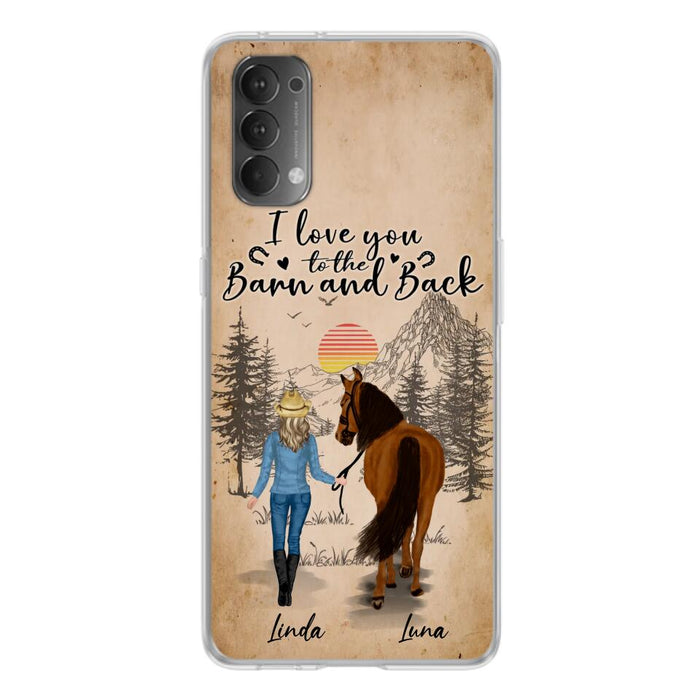 Custom Personalized Horse Girl Phone Case - Gift Idea For Horse Lovers/Girl - Upto 6 Horses - Just A Girl Who Loves Horses - Case For Oppo/Xiaomi/Huawei