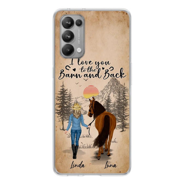 Custom Personalized Horse Girl Phone Case - Gift Idea For Horse Lovers/Girl - Upto 6 Horses - Just A Girl Who Loves Horses - Case For Oppo/Xiaomi/Huawei