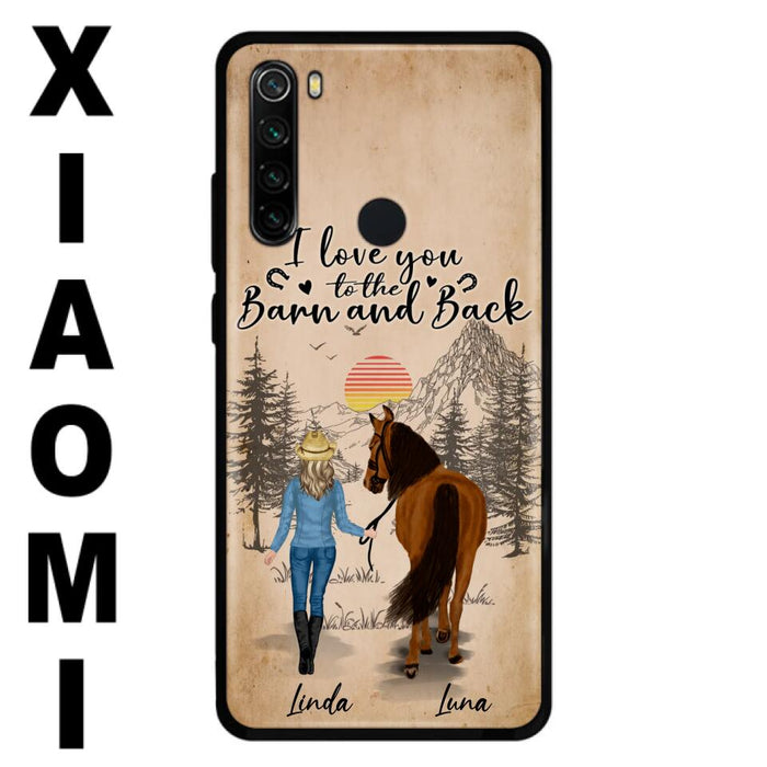 Custom Personalized Horse Girl Phone Case - Gift Idea For Horse Lovers/Girl - Upto 6 Horses - Just A Girl Who Loves Horses - Case For Oppo/Xiaomi/Huawei