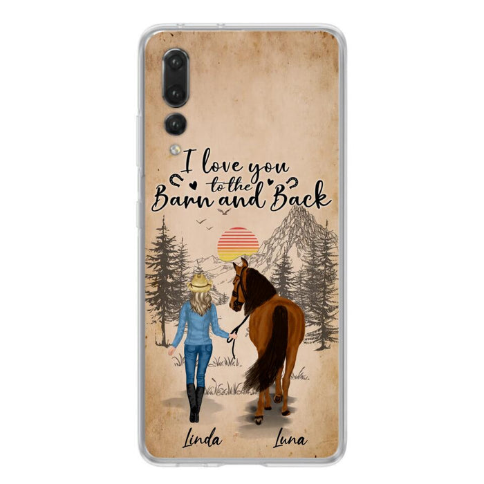 Custom Personalized Horse Girl Phone Case - Gift Idea For Horse Lovers/Girl - Upto 6 Horses - Just A Girl Who Loves Horses - Case For Oppo/Xiaomi/Huawei