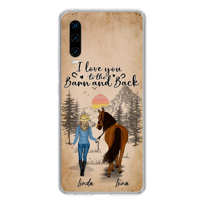 Custom Personalized Horse Girl Phone Case - Gift Idea For Horse Lovers/Girl - Upto 6 Horses - Just A Girl Who Loves Horses - Case For Oppo/Xiaomi/Huawei