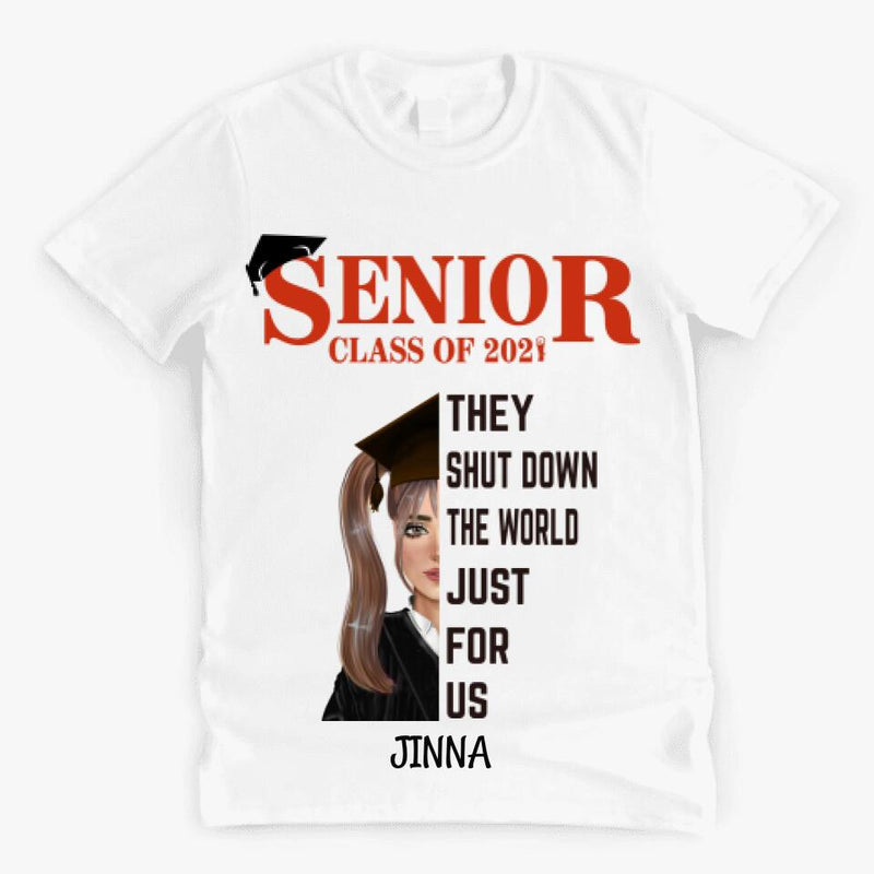 SENIOR 2021 GRADUATION PERSONALIZED SHIRT