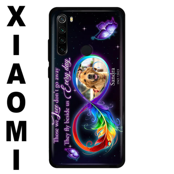 Custom Personalized Memorial Infinity Symbol Phone Case For Xiaomi/ Oppo/ Huawei - Upload Photo - Memorial Gift Idea For Father's Day/Mother's Day/ Pet Owners - Those We Love Don't Go Away