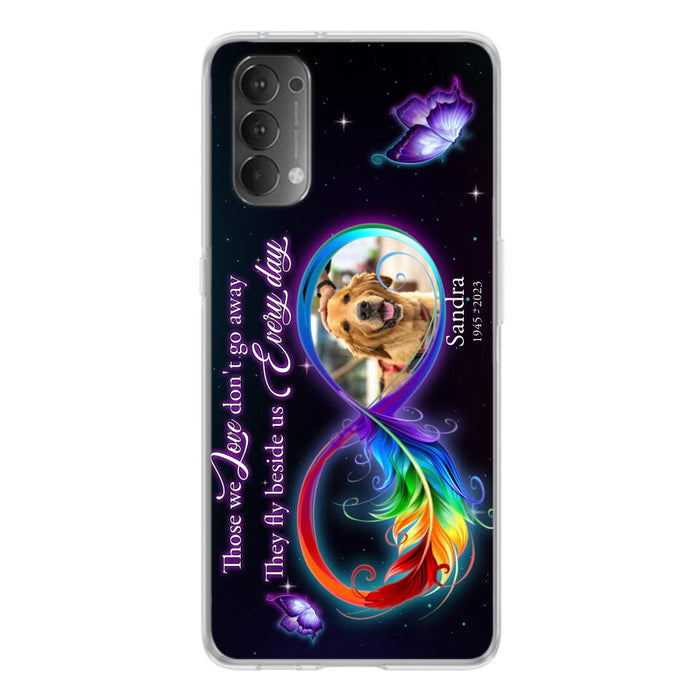 Custom Personalized Memorial Infinity Symbol Phone Case For Xiaomi/ Oppo/ Huawei - Upload Photo - Memorial Gift Idea For Father's Day/Mother's Day/ Pet Owners - Those We Love Don't Go Away