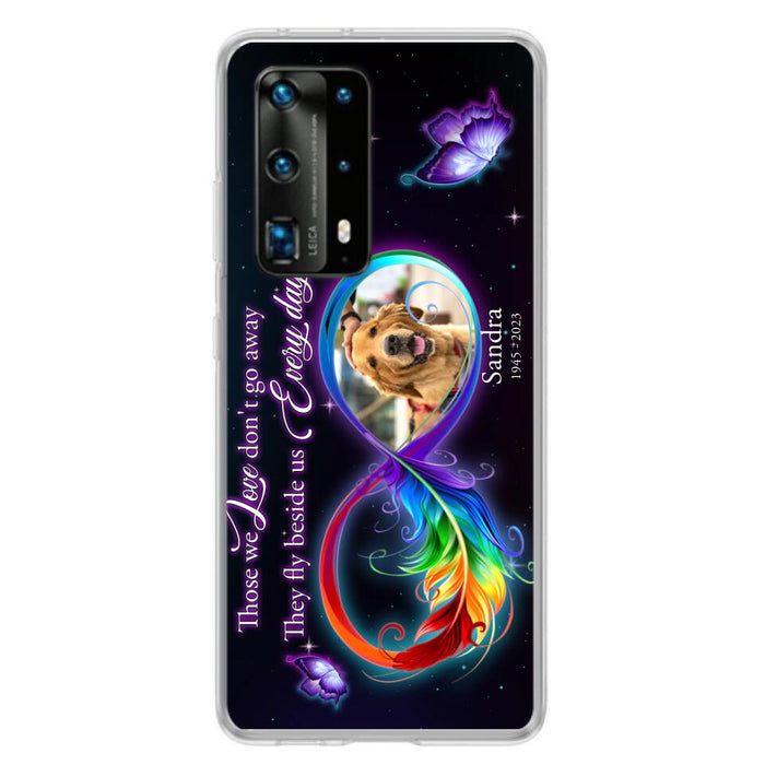 Custom Personalized Memorial Infinity Symbol Phone Case For Xiaomi/ Oppo/ Huawei - Upload Photo - Memorial Gift Idea For Father's Day/Mother's Day/ Pet Owners - Those We Love Don't Go Away