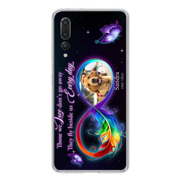 Custom Personalized Memorial Infinity Symbol Phone Case For Xiaomi/ Oppo/ Huawei - Upload Photo - Memorial Gift Idea For Father's Day/Mother's Day/ Pet Owners - Those We Love Don't Go Away