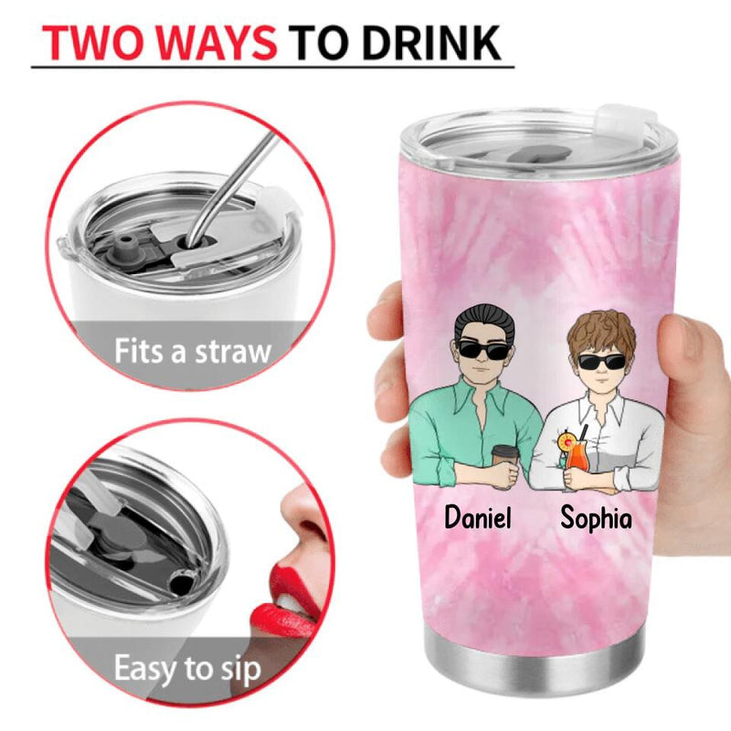 Personalized Mother Tumbler - Up to 4 Children - Mother's Day Gift Idea from Daughters/Sons - Mom You're The Best Dad I've Ever Had