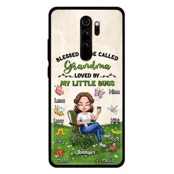 Custom Personalized Grandma Phone Case - Upto 8 Bugs - Gift Idea For Mother's Day/Garden Lovers - Blessed To Be Called Grandma Loved By My Little Bugs - Case For Oppo/Xiaomi/Huawei