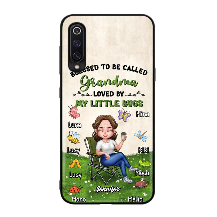 Custom Personalized Grandma Phone Case - Upto 8 Bugs - Gift Idea For Mother's Day/Garden Lovers - Blessed To Be Called Grandma Loved By My Little Bugs - Case For Oppo/Xiaomi/Huawei