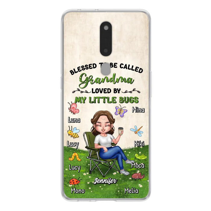 Custom Personalized Grandma Phone Case - Upto 8 Bugs - Gift Idea For Mother's Day/Garden Lovers - Blessed To Be Called Grandma Loved By My Little Bugs - Case For Oppo/Xiaomi/Huawei