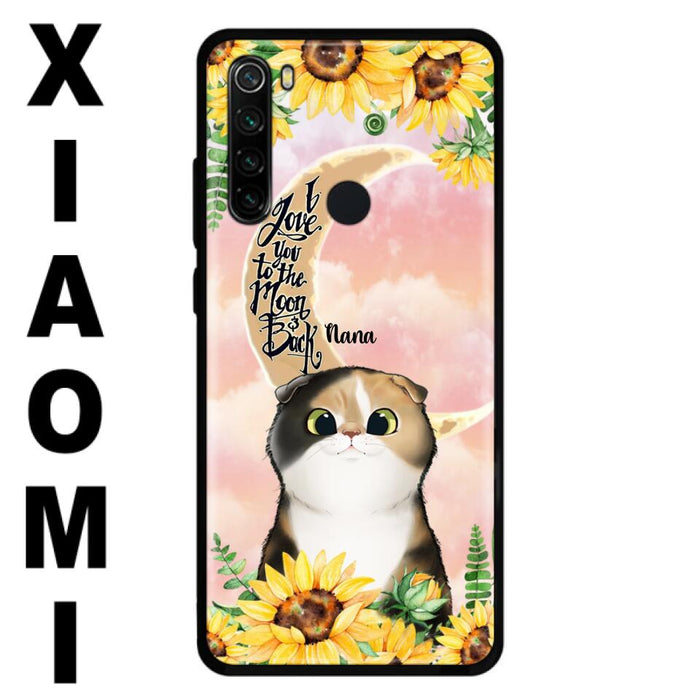 Custom Personalized Cat Phone Case - Best Gift Idea For Cat Lovers With Upto 7 Cats - Case For iPhone, Samsung and Xiaomi