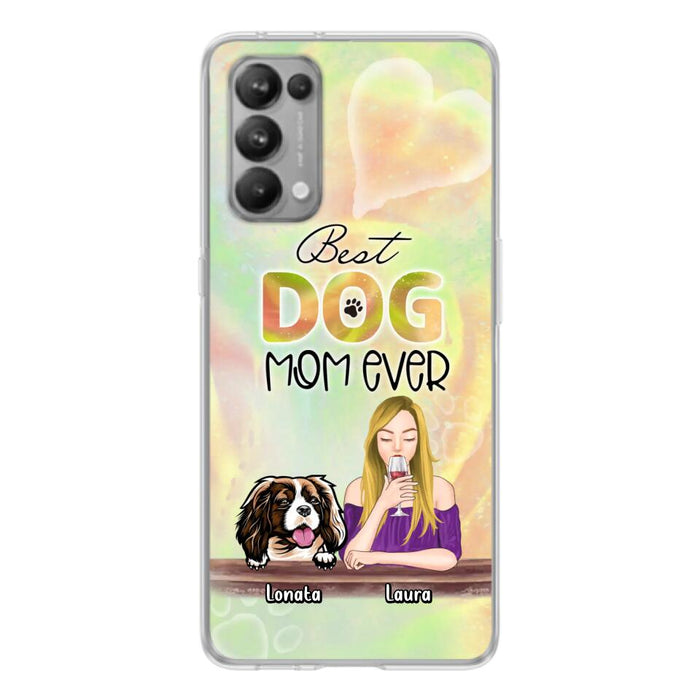 Custom Personalized Pet Mom Phone Case - Gift Idea For Dog/Cat Lovers/Pet Mom - Upto 4 Dogs/Cats - Best Dog Mom Ever - Case For Oppo/Xiaomi/Huawei