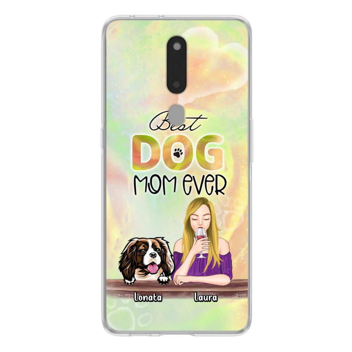 Custom Personalized Pet Mom Phone Case - Gift Idea For Dog/Cat Lovers/Pet Mom - Upto 4 Dogs/Cats - Best Dog Mom Ever - Case For Oppo/Xiaomi/Huawei