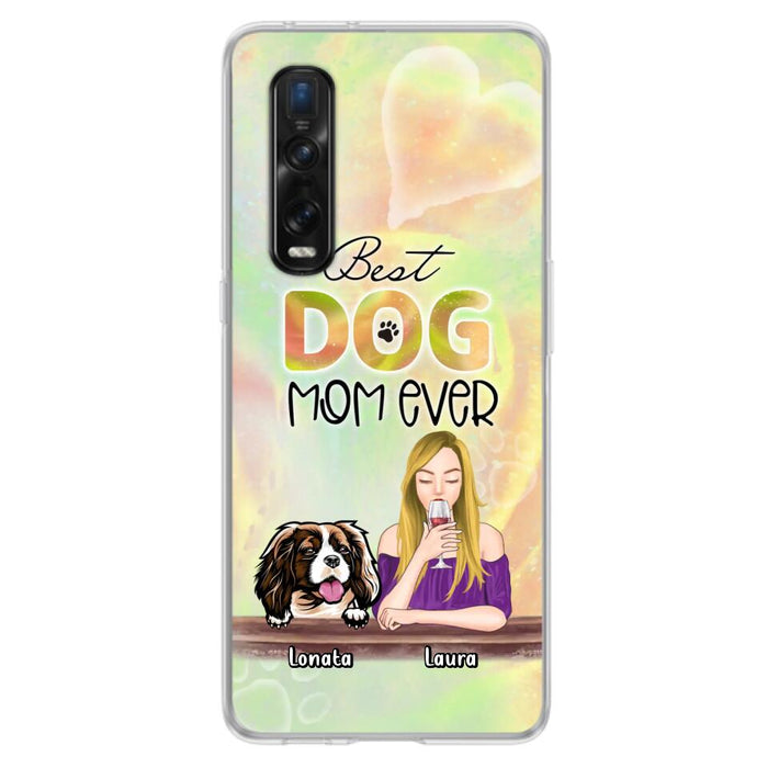 Custom Personalized Pet Mom Phone Case - Gift Idea For Dog/Cat Lovers/Pet Mom - Upto 4 Dogs/Cats - Best Dog Mom Ever - Case For Oppo/Xiaomi/Huawei