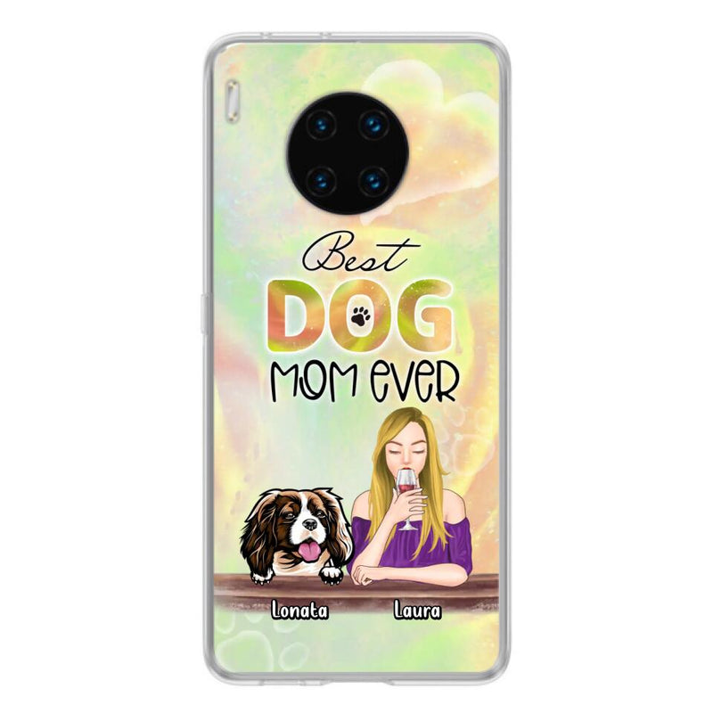 Personalized Pet Mom Phone Case - Gift Idea For Dog/Cat Lovers/Pet Mom - Up to 4 Dogs/Cats - Best Dog Mom Ever - Case For Oppo/Xiaomi/Huawei