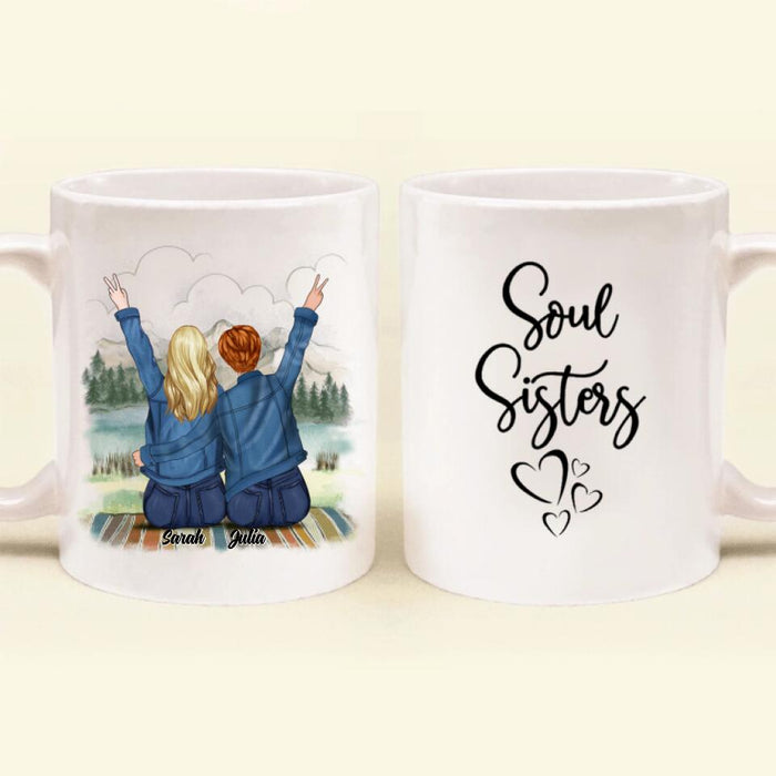 Custom Personalized Friend Coffee Mug - Best Gift For Friends - Soul Sisters