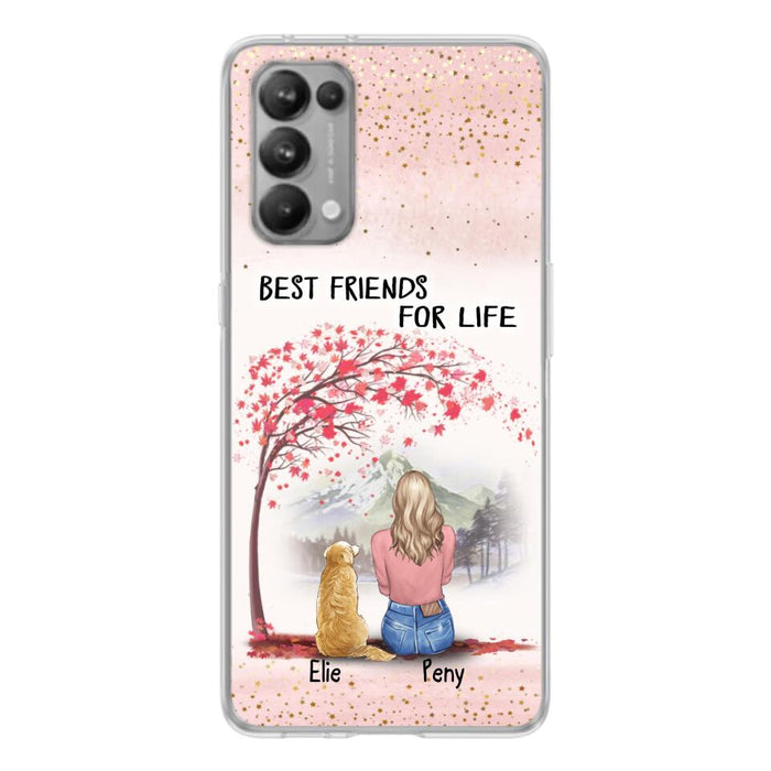 Personalized Pet Mom Phone Case - Mom With Upto 5 Pets - Best Friends For Life - Phone Case For Xiaomi, Oppo And Huawei