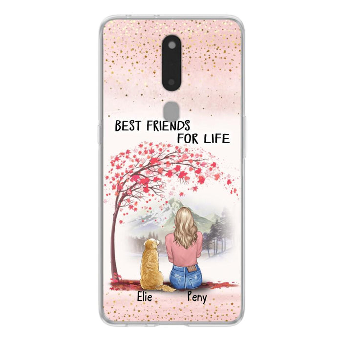 Personalized Pet Mom Phone Case - Mom With Upto 5 Pets - Best Friends For Life - Phone Case For Xiaomi, Oppo And Huawei