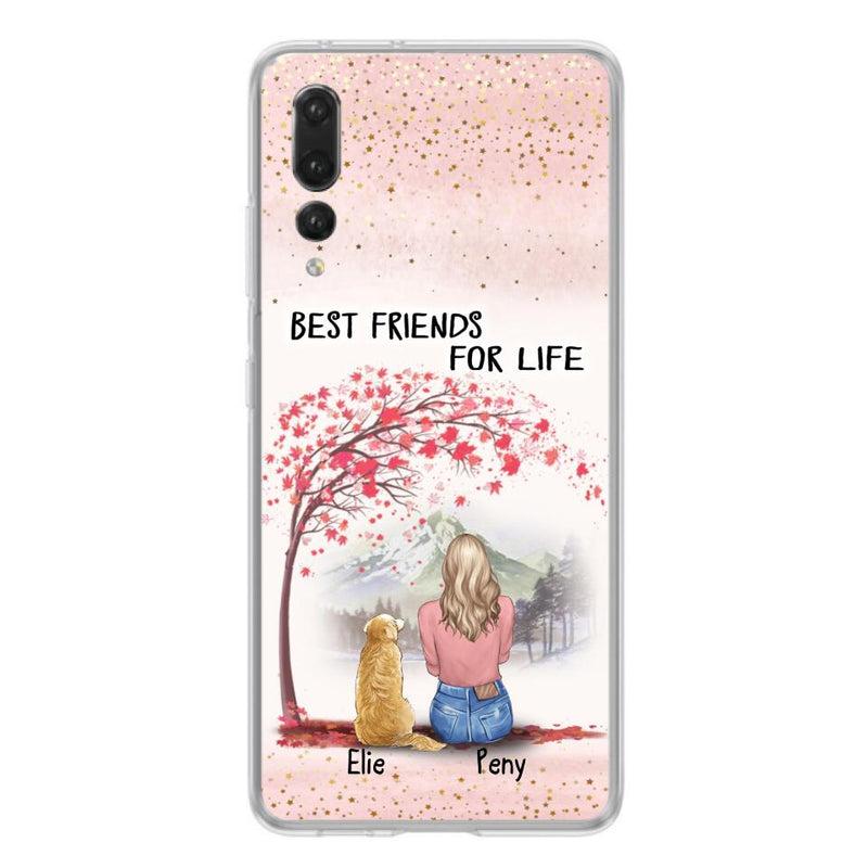 Personalized Pet Mom Phone Case - Mom With Up to 5 Pets - Best Friends For Life - Phone Case For Xiaomi, Oppo And Huawei