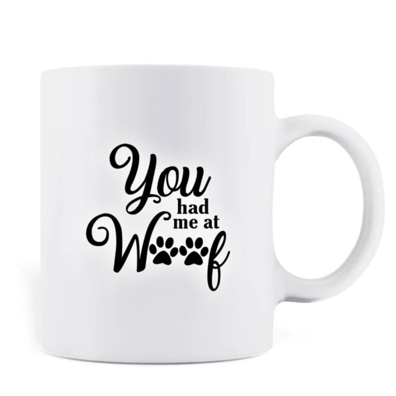 Personalized Dog Mom Coffee Mug - Best Gift Idea For Dog Lovers With Up to 4 Dogs - I'm Not A Regular Mom I'm A Dog Mom