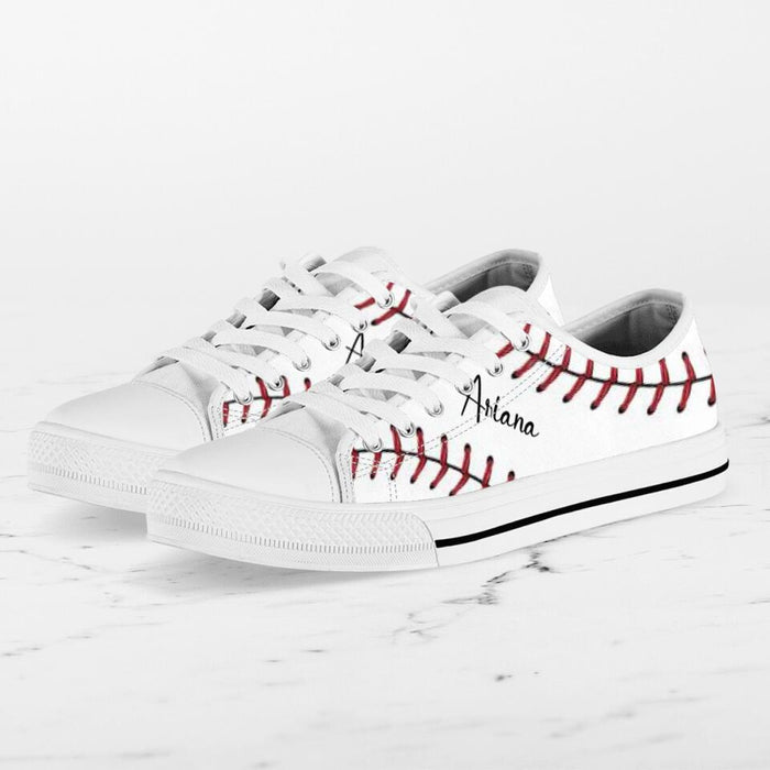 Custom Personalized Baseball Sneakers - Best Gift Idea For Baseball Lovers