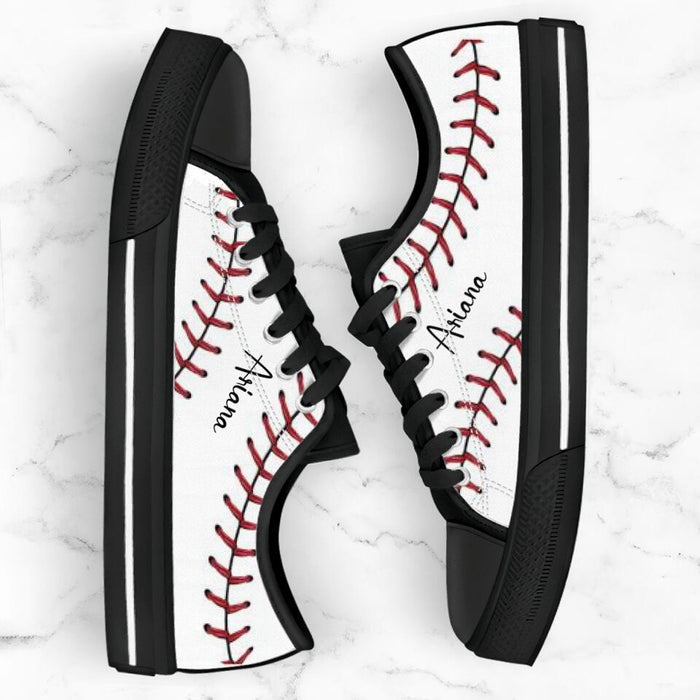 Custom Personalized Baseball Sneakers - Best Gift Idea For Baseball Lovers