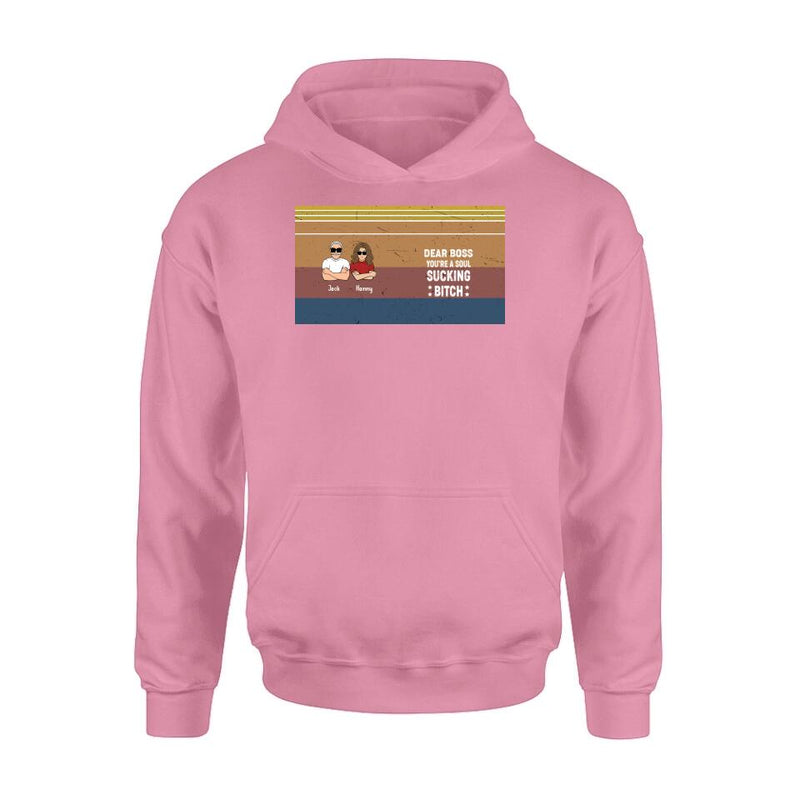 Personalized Dear Boss T-Shirt/Long Sleeve/Hoodie/Sweatshirt - Best Gift Idea For Friends - Dear Boss Thanks For Being My Boss