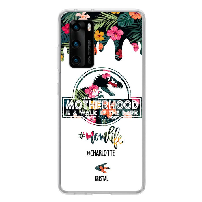 Custom Personalized Mama Dinosaur Phone Case - Best Gift For Mothers - Phone Case For Xiaomi, Oppo And Huawei - 2QCGS1
