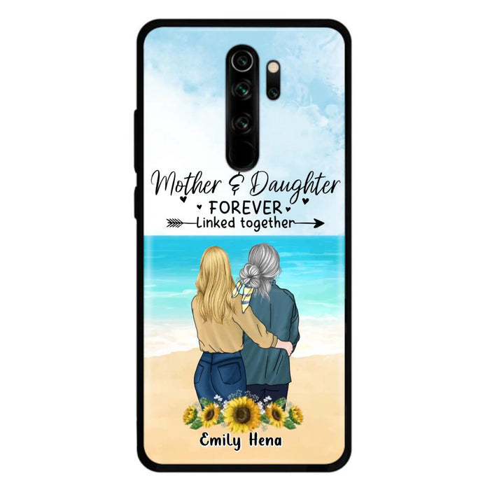 Custom Personalized Mom & Daughter Phone Case - Mother's Day Gift Idea From Daughter - Mother & Daughter Forever Linked Together - Cases For Oppo/Xiaomi/Huawei