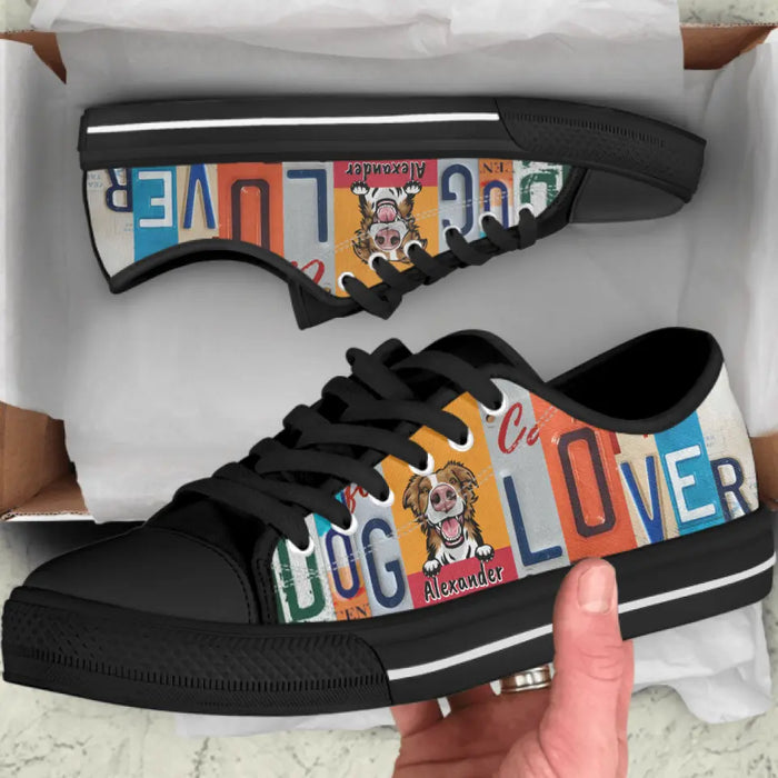 Custom Personalized Dog Lover Sneakers - A13BAR