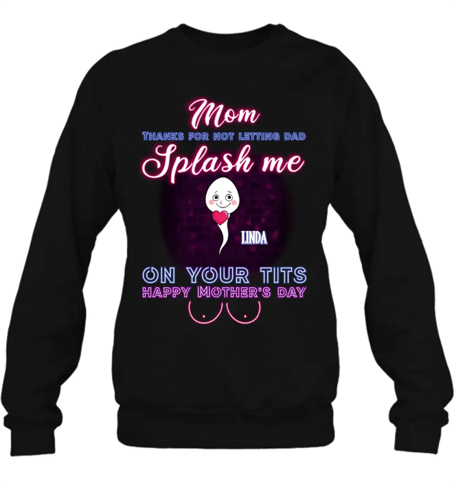 Personalized Sperms Shirt/Long sleeve/Sweatshirt/Hoodie - Best Gift Idea For Mom - Up to 6 Sperms