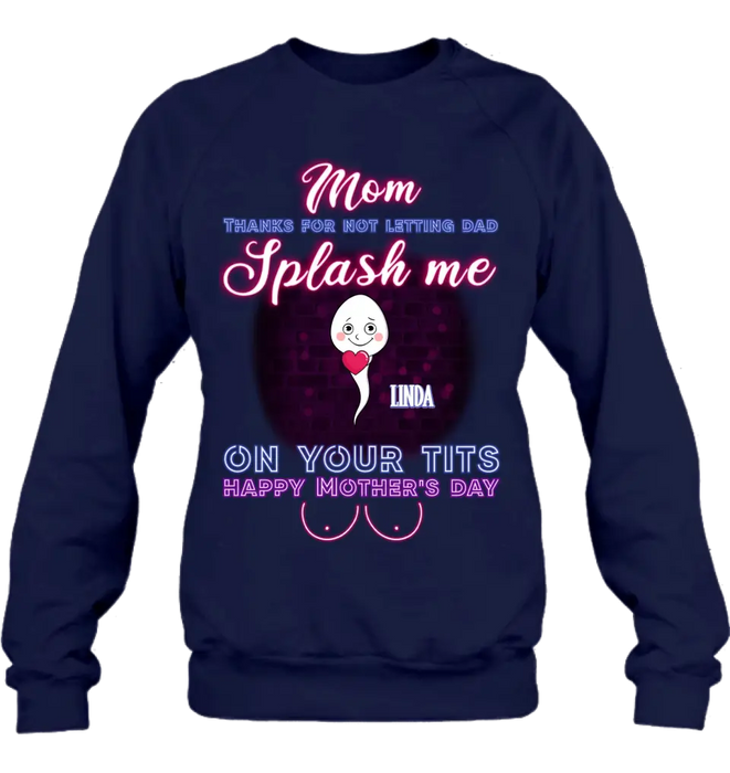 Personalized Sperms Shirt/Long sleeve/Sweatshirt/Hoodie - Best Gift Idea For Mom - Up to 6 Sperms